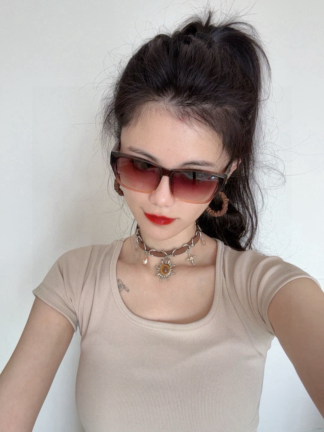 RECTANGLE MONOGRAM SUNGLASS L9550 IN ACETATE FRAME