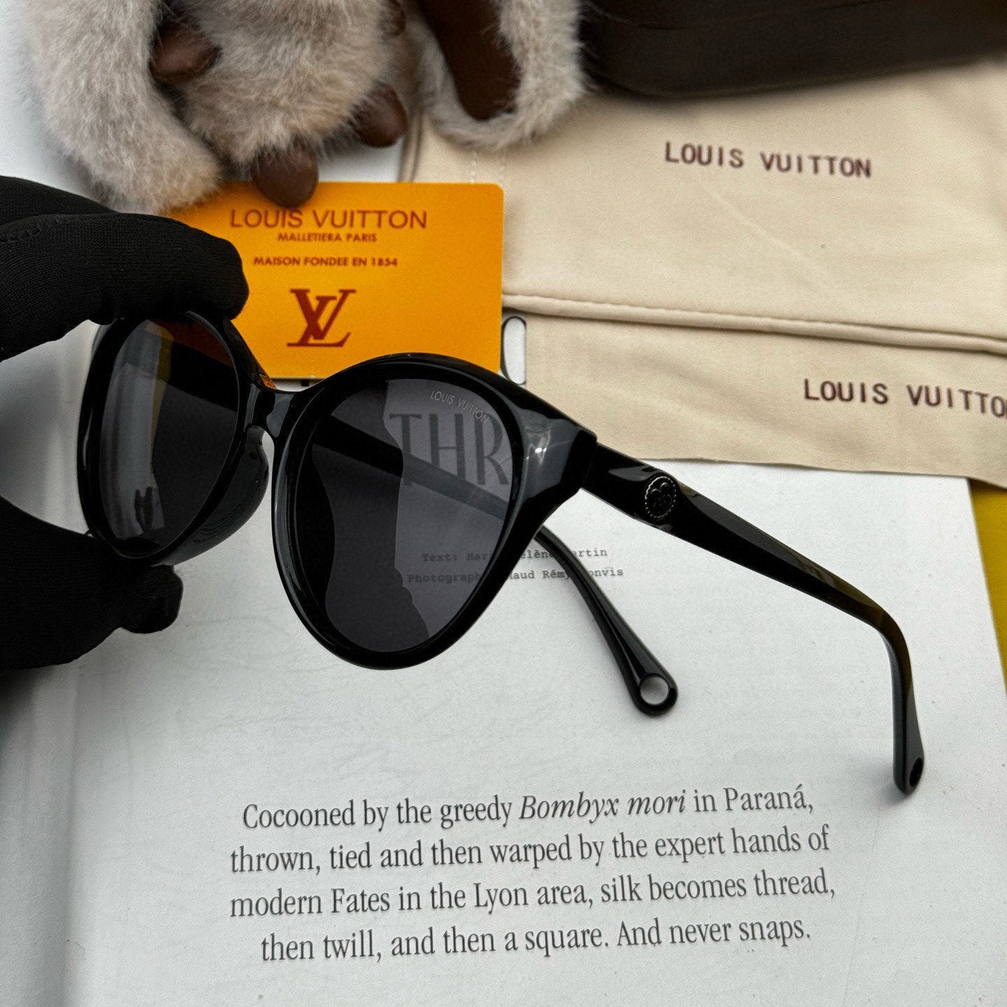 CAT EYE SUNGLASSES L6907 IN ACETATE