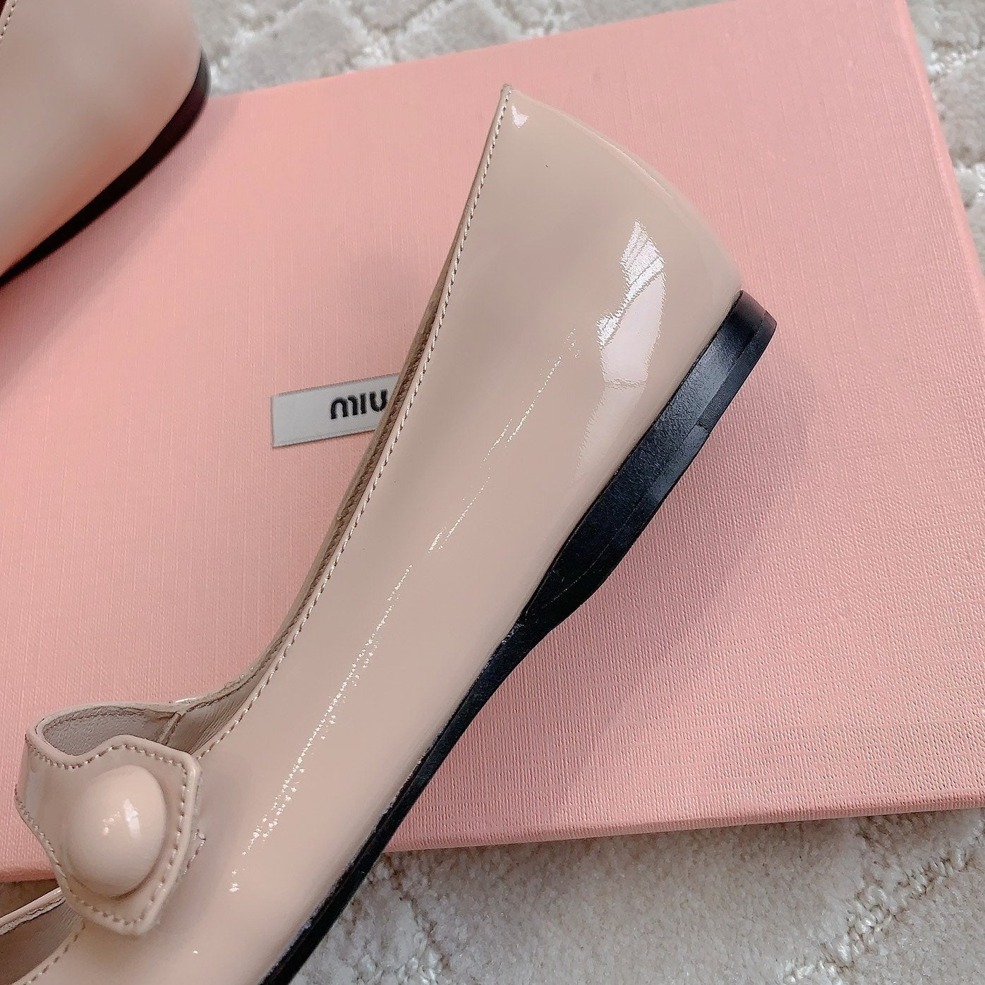 Pastel Pink Ballet Shoes Sheepskin