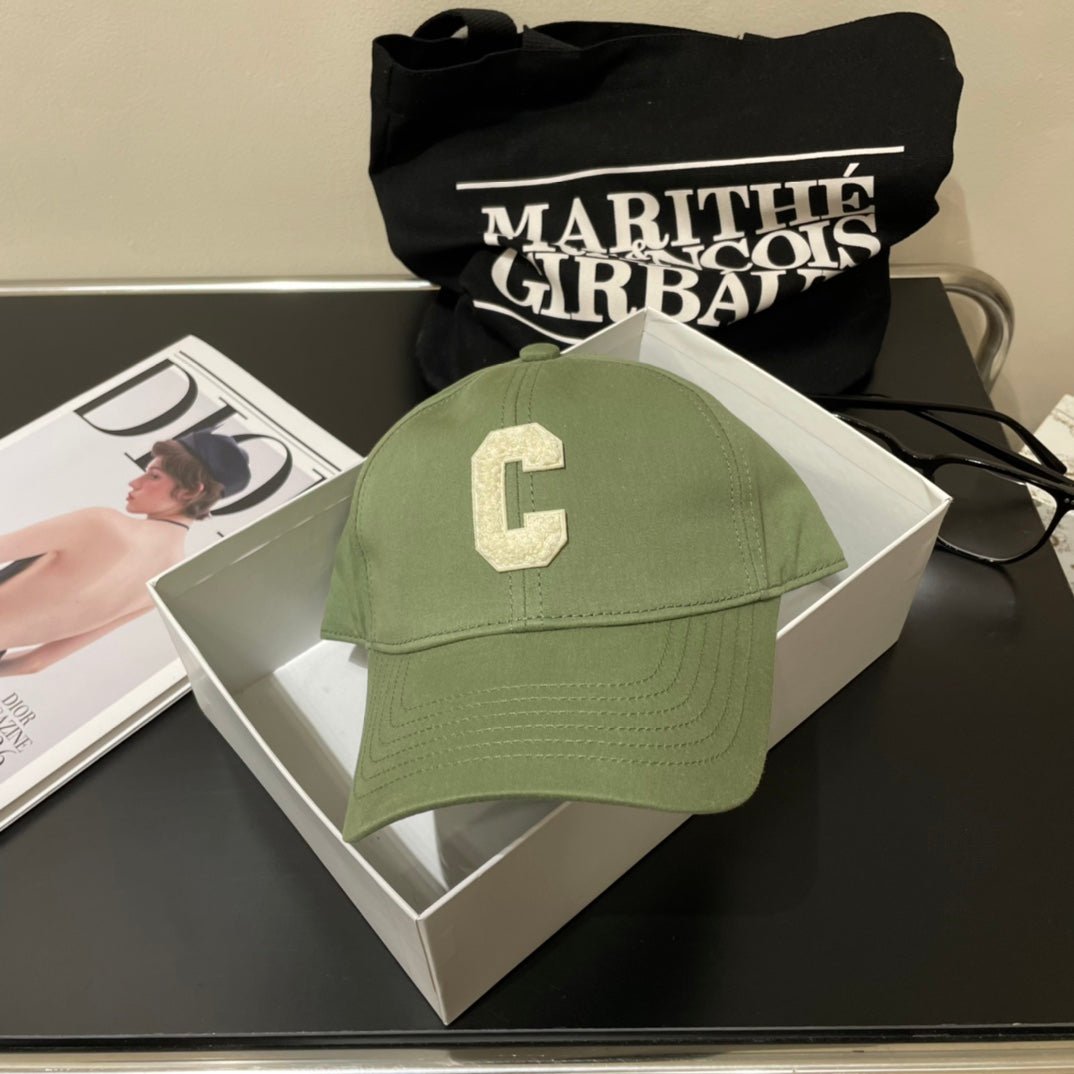 BASEBALL CAP MODEL 650701 IN GREEN COTTON