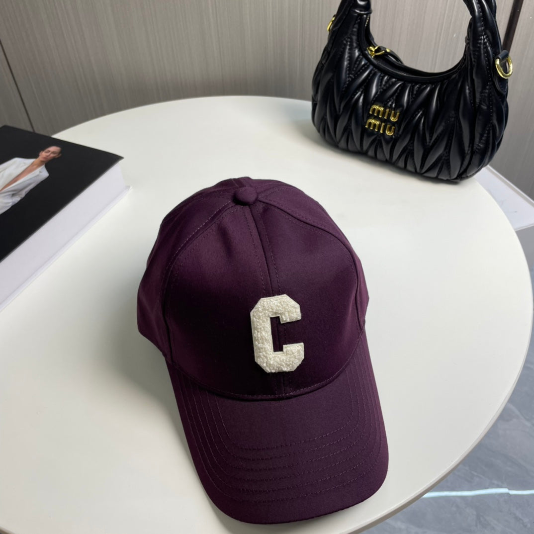 BASEBALL CAP MODEL 650716 IN WINE PURPLE COTTON