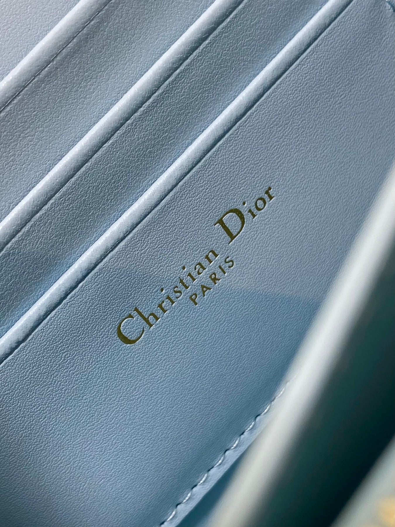 MISS CARO MINI BAG 17 IN BABY BLUE MACROCANNAGE LAMBSKIN