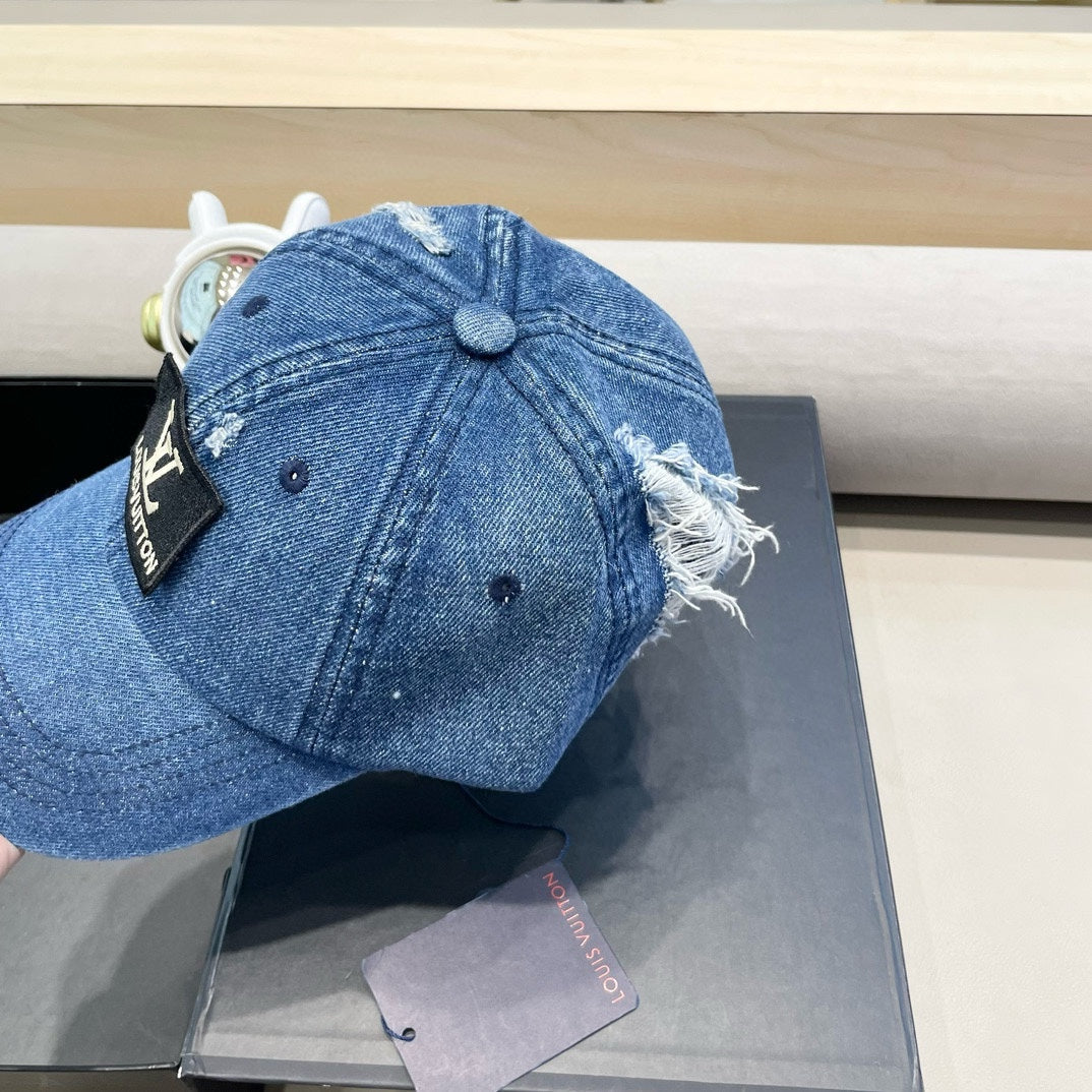 BASEBALL CAP IN CLASSIC BLUE DENIM 406960