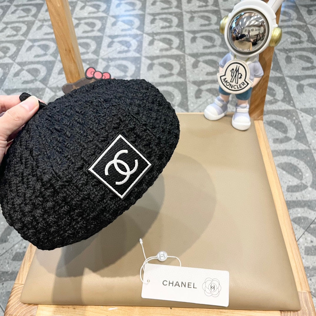 BERET HAT BLACK 431752