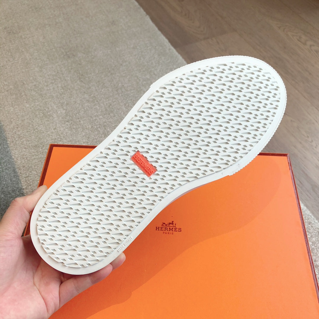 GAME SLIP-ON SNEAKER LIGHT PINK FABRIC AND CALFSKIN