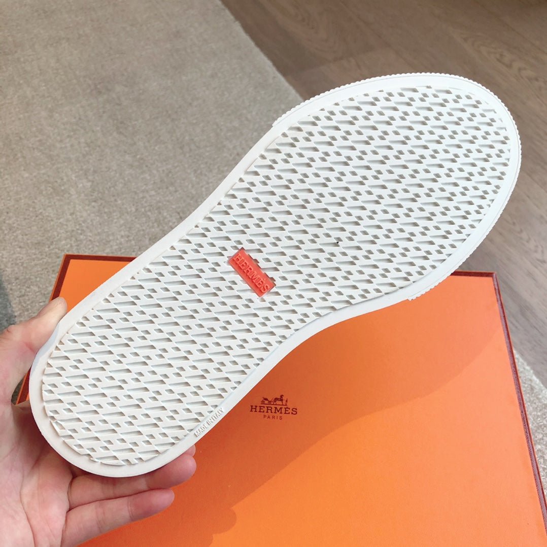 IRWIN SNEAKER LIGHT GRAY CALFSKIN