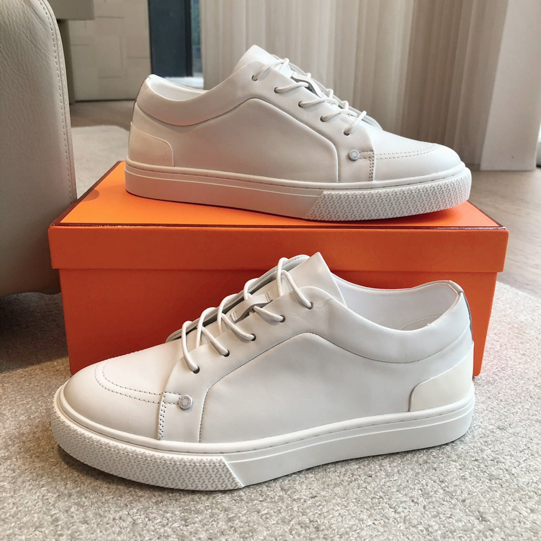 IRWIN SNEAKER WHITE CALFSKIN