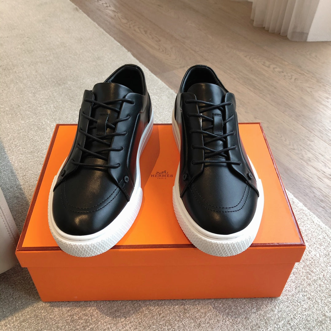 IRWIN SNEAKER BLACK CALFSKIN