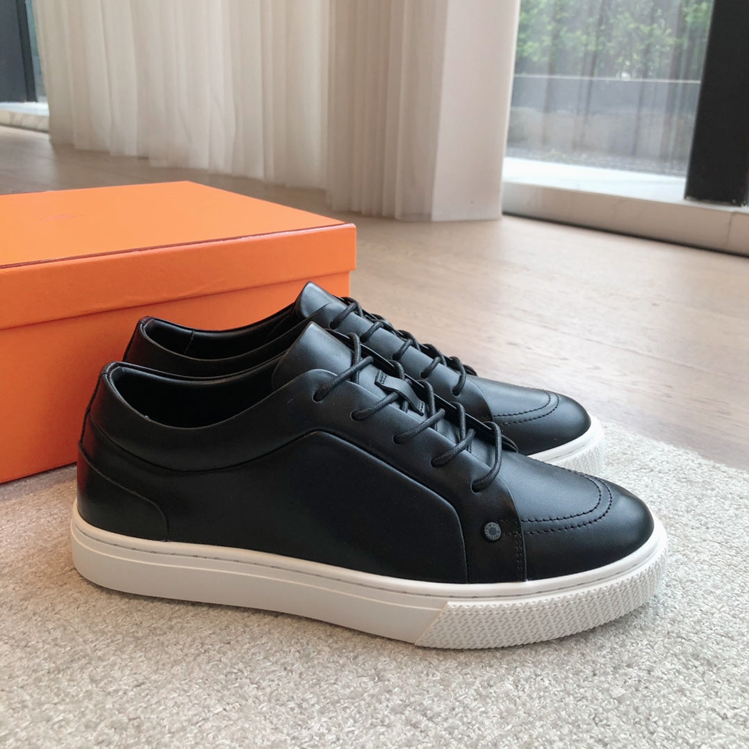 IRWIN SNEAKER BLACK CALFSKIN