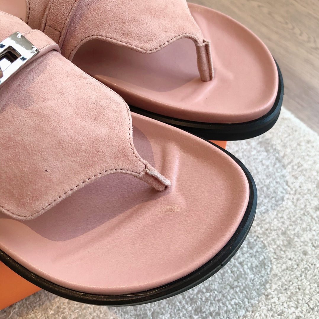 EMPIRE SANDAL LIGHT PINK SUEDE