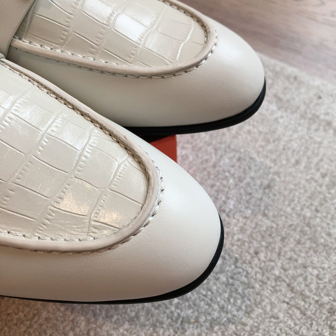 PARIS LOAFER WHITE CALFSKIN