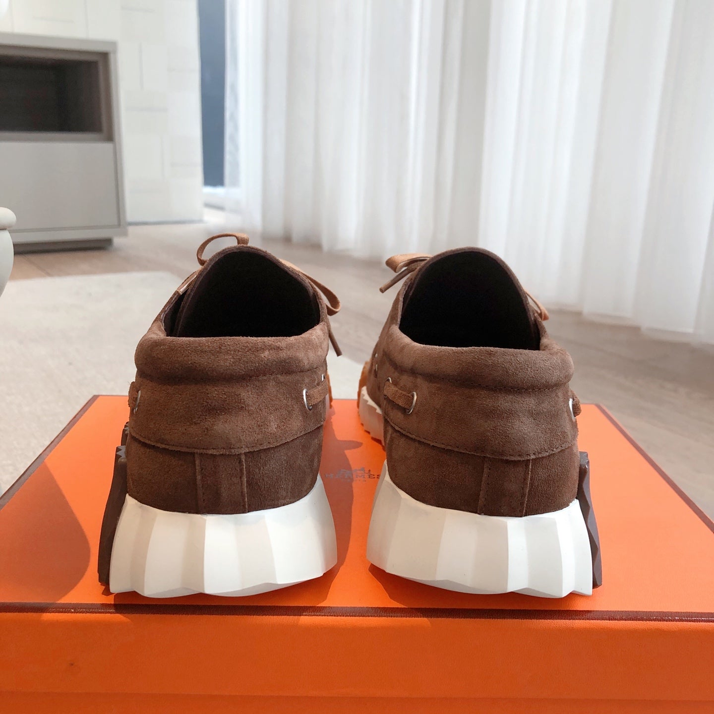 KETCH SNEAKER IN COCOA BROWN SUEDE