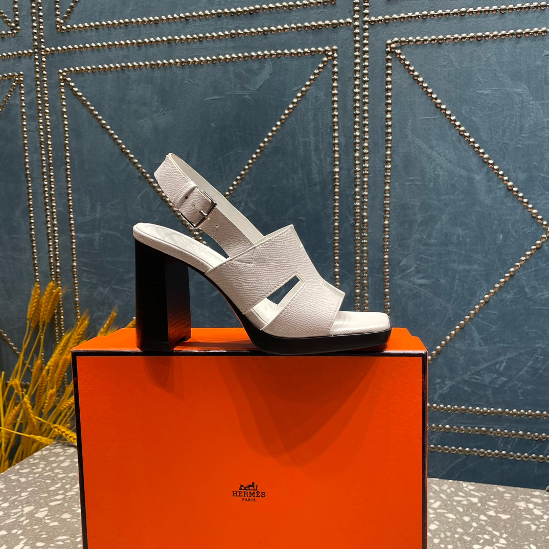 ERIS SANDAL 95 SNOW LAMBSKIN