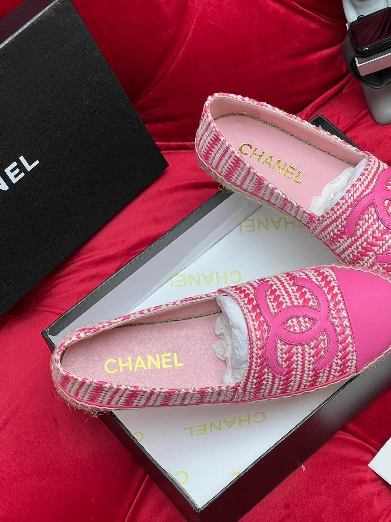 CC LOAFERS IN LIGHT PINK LAMBSKIN