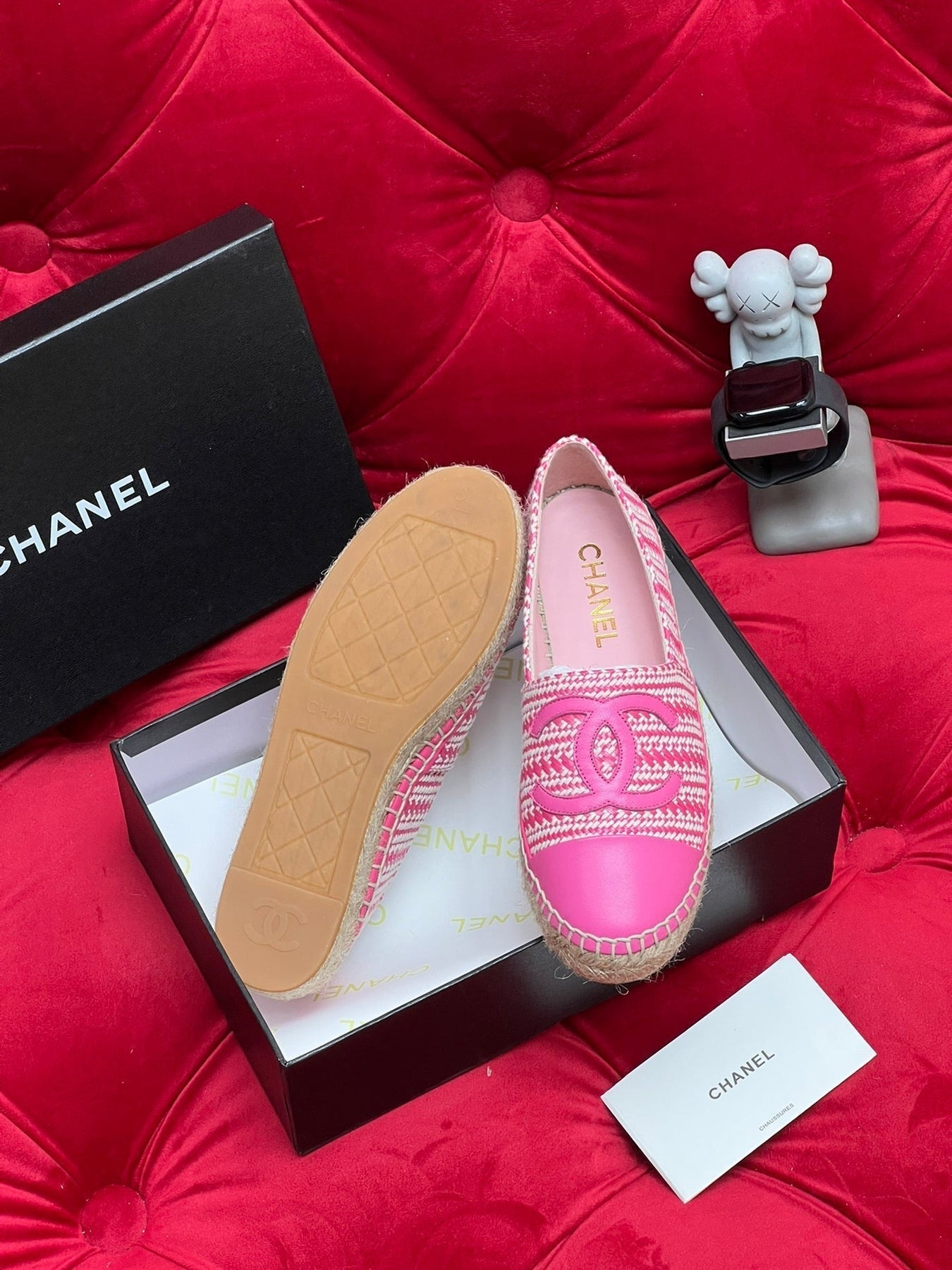 CC LOAFERS IN LIGHT PINK LAMBSKIN