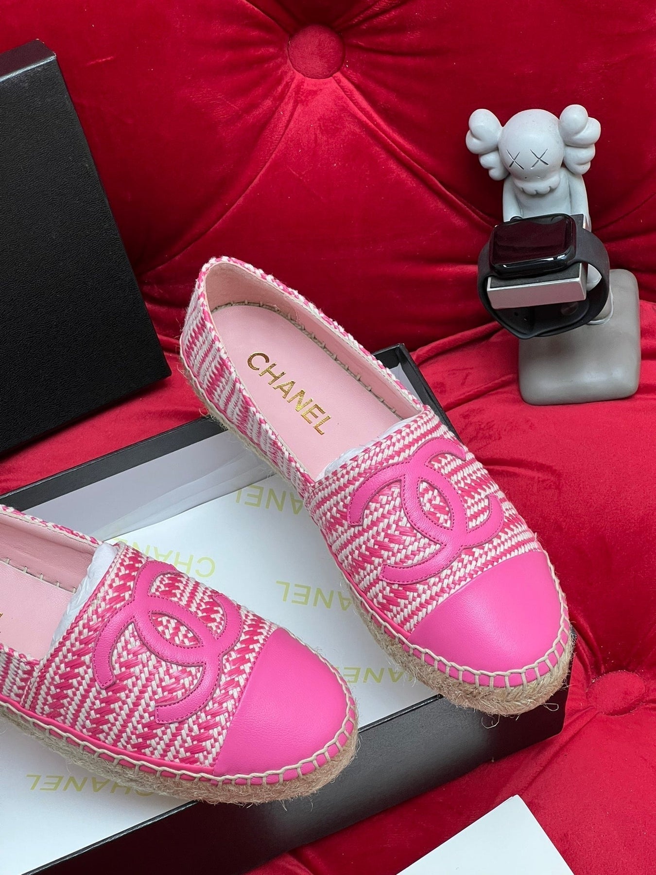 CC LOAFERS IN LIGHT PINK LAMBSKIN