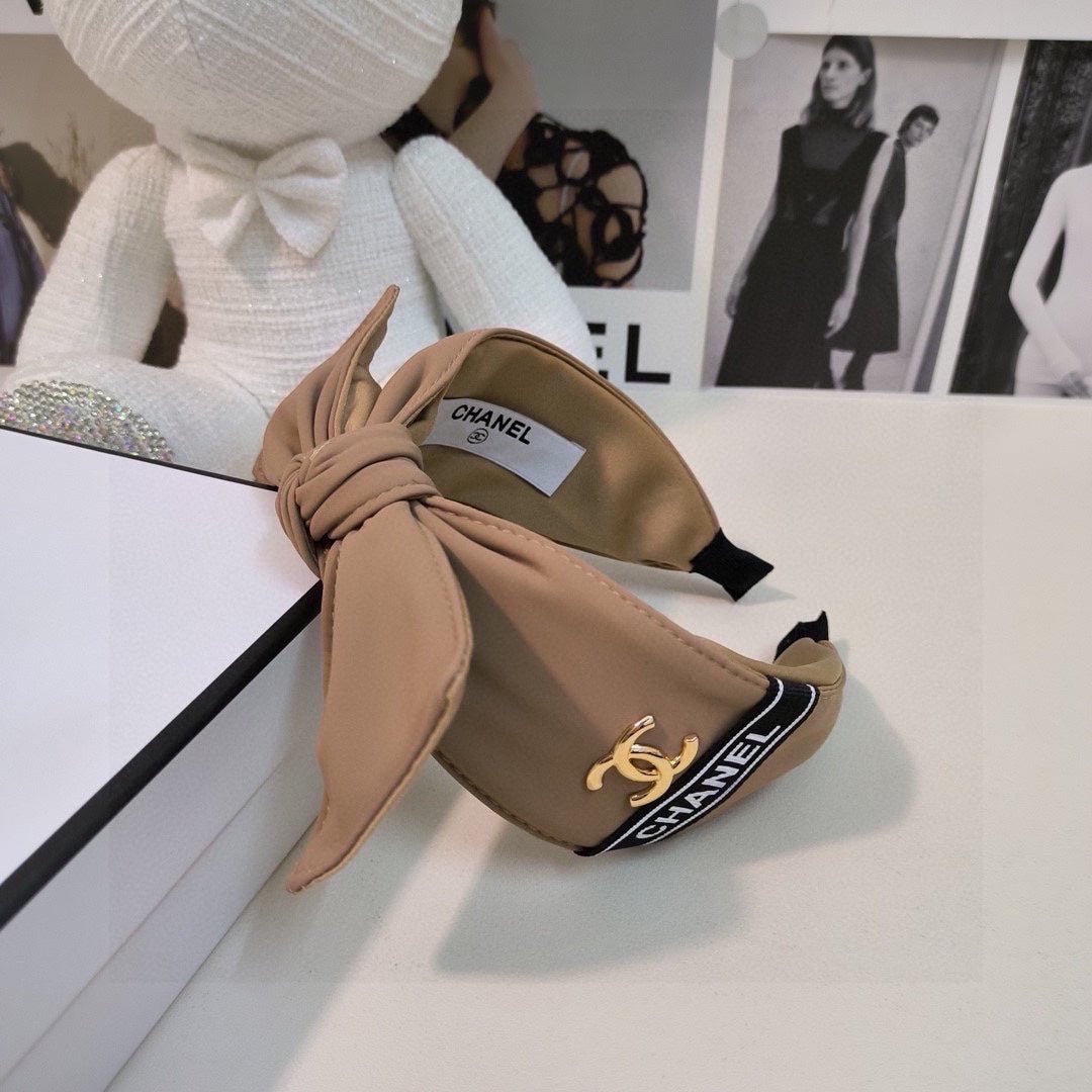 CAMEL BROWN FABRIC HAIRBAND 124635