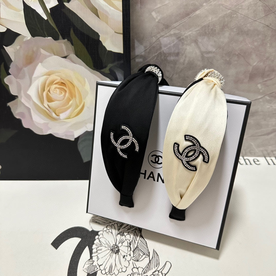 BLACK SILK HEADBAND 168592