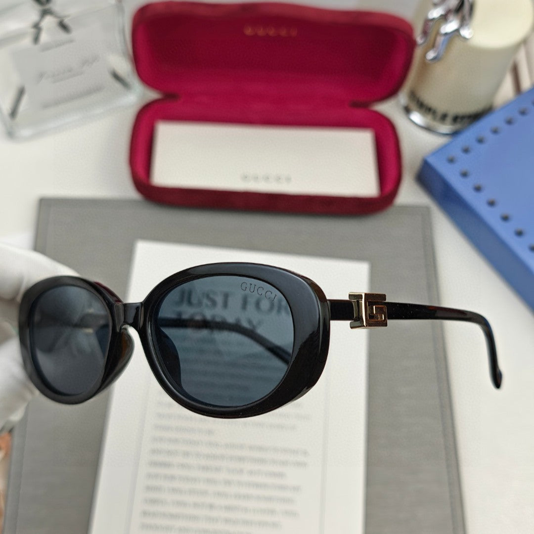 OVAL FRAME SUNGLASSES 58053 IN ACETATE