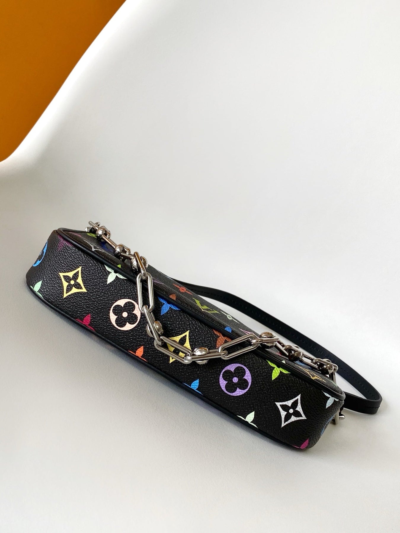 POCHETTE ACCESSOIRES 22 BAG IN MULTICOLOR MONOGRAM CANVAS AND COWHIDE