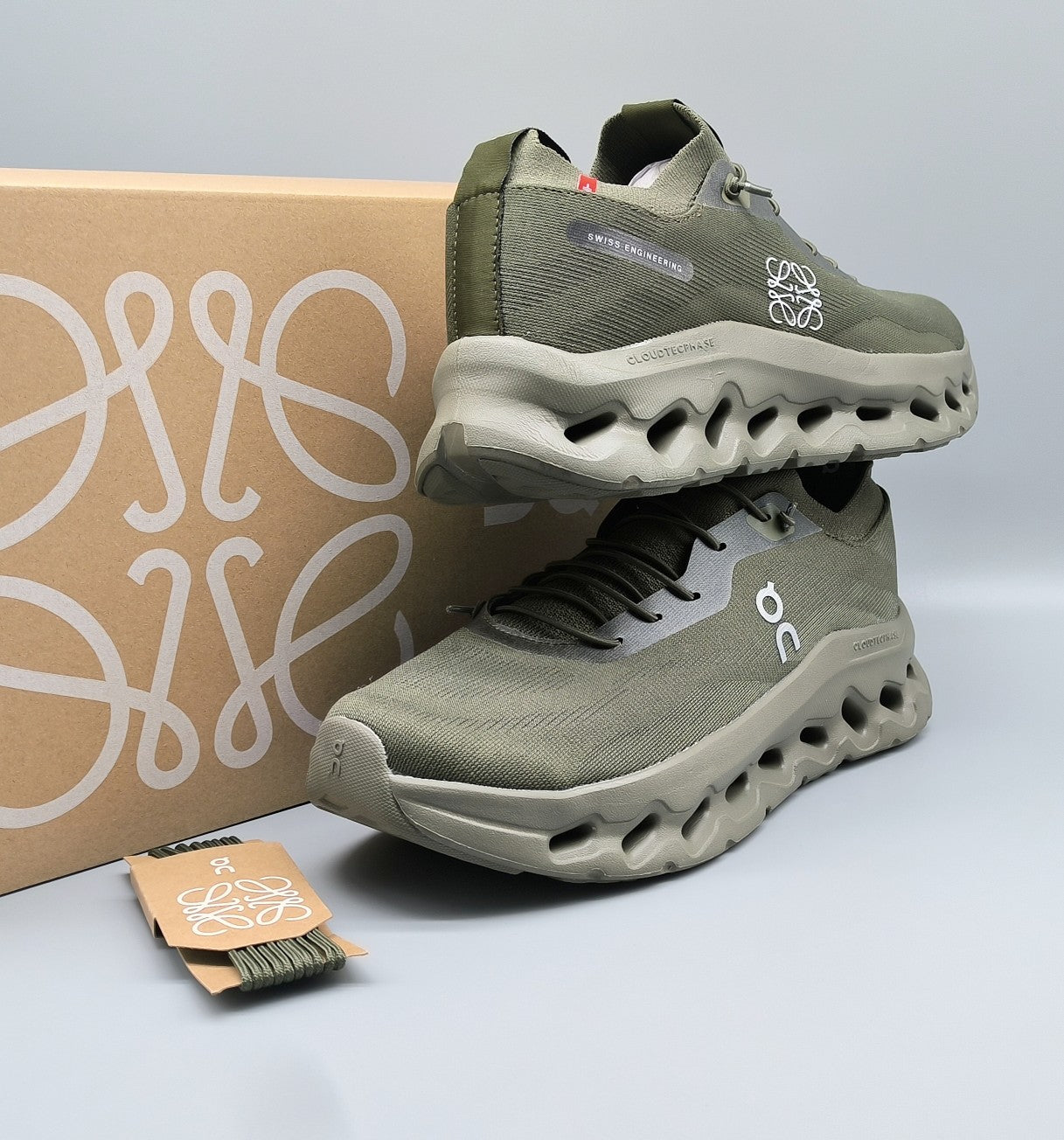 LW CLOUDTILT SNEAKER OLIVE POLYESTER
