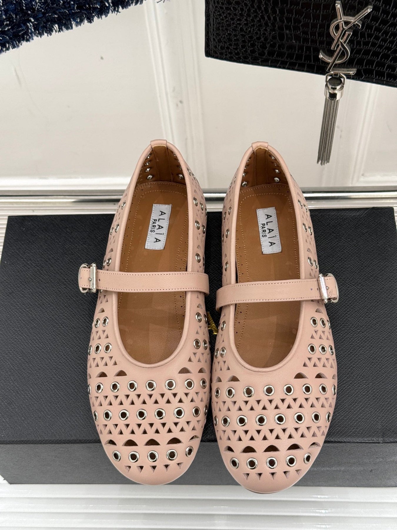MARY JANE IN PEACH PINK CALFSKIN