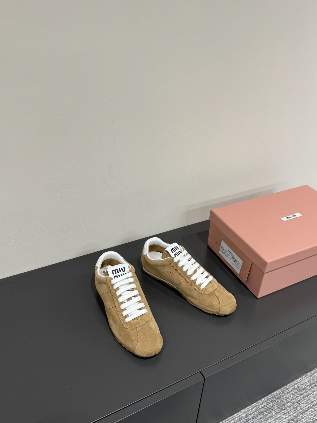 PLUME SUEDE SNEAKERS EARTH BROWN