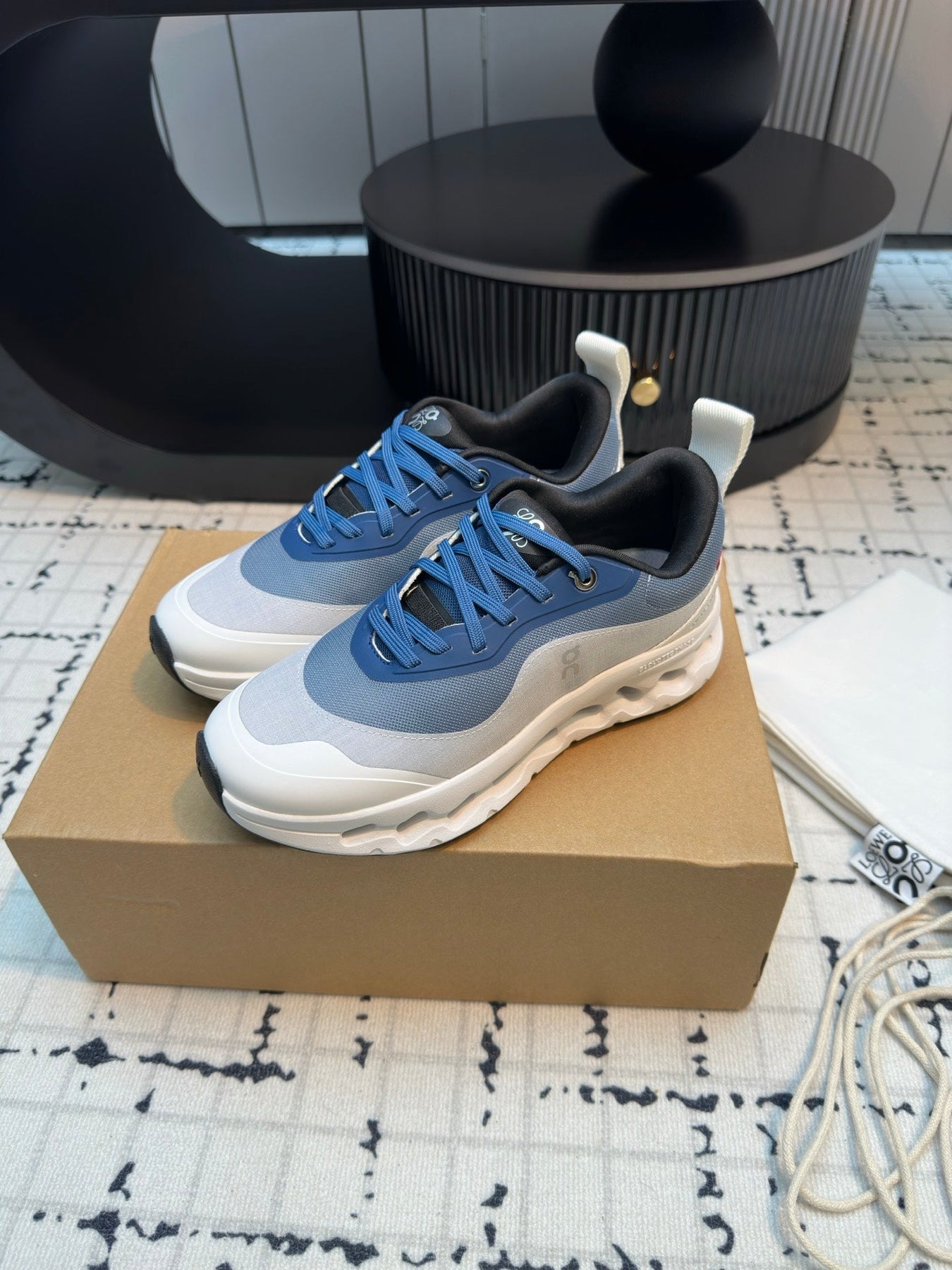 LW CLOUDTILT 2.0 SNEAKER WHITE AND BLUE POLYESTER