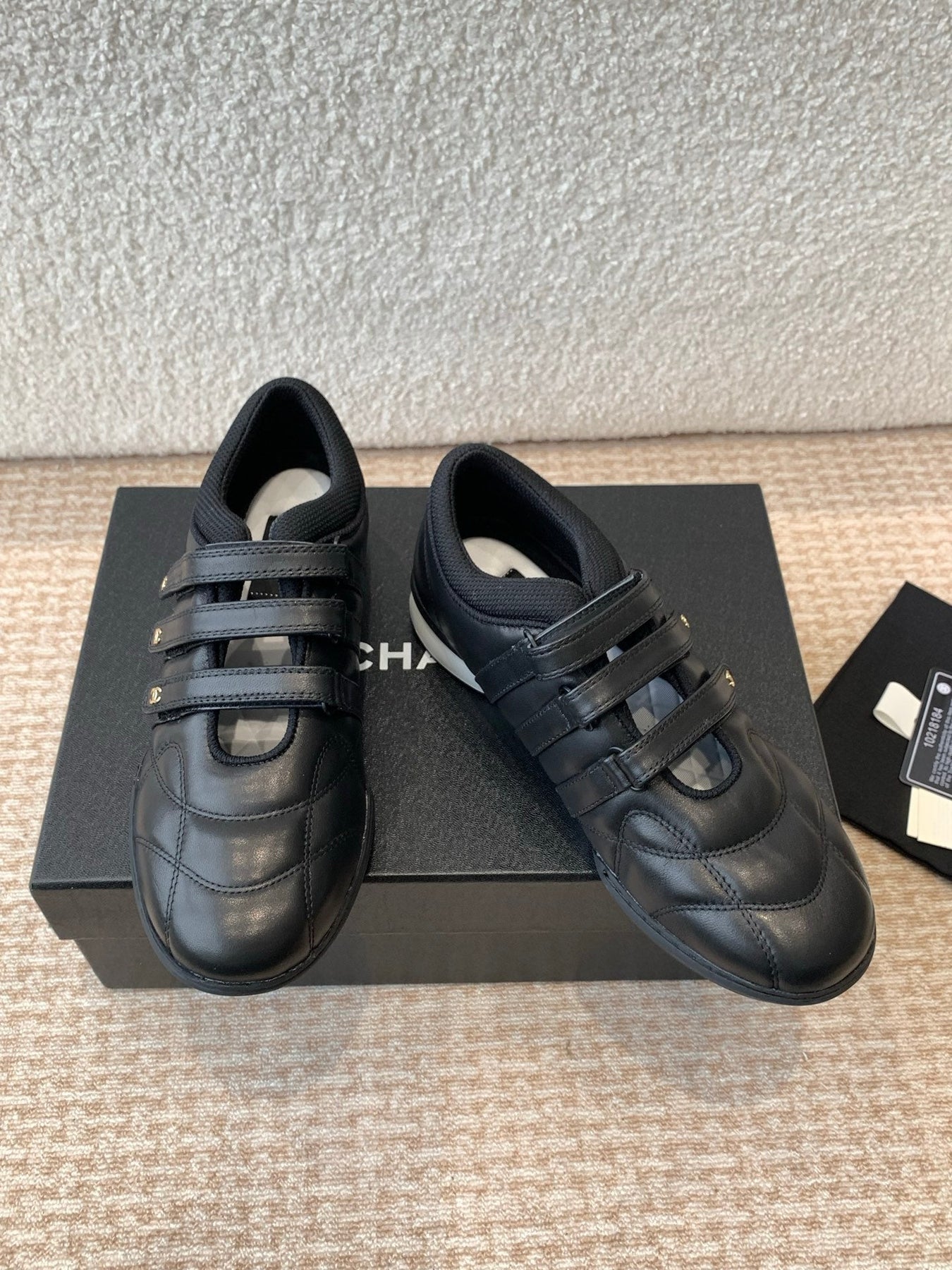 MARY JANE SNEAKERS IN BLACK LAMBSKIN