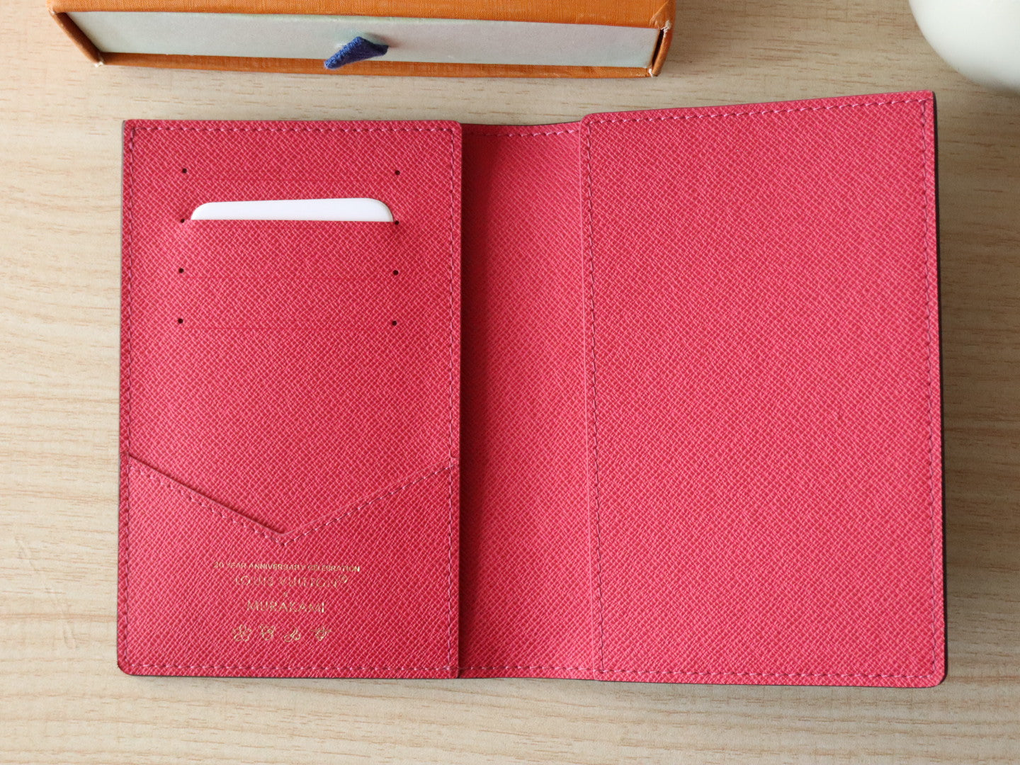 DOLL PASSPORT WALLET IN CHOCOLATE BROWN MONOGRAM CALFSKIN