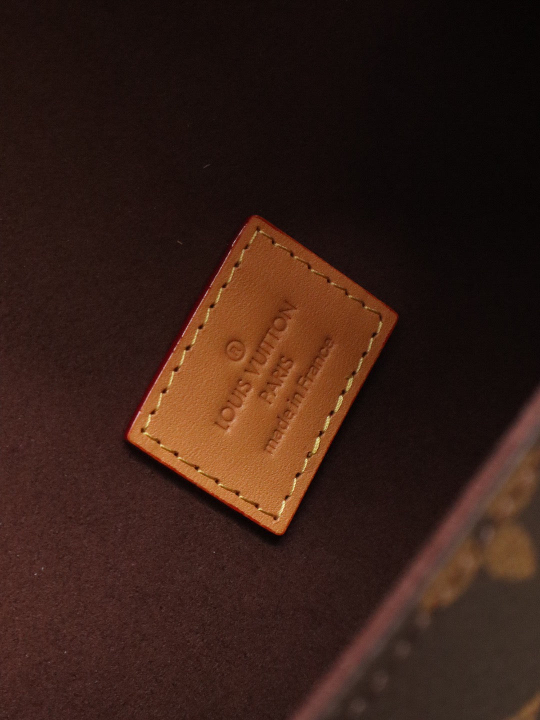 POCHETTE CAMILLE BAG 20 IN BROWN MONOGRAM COATED CANVAS