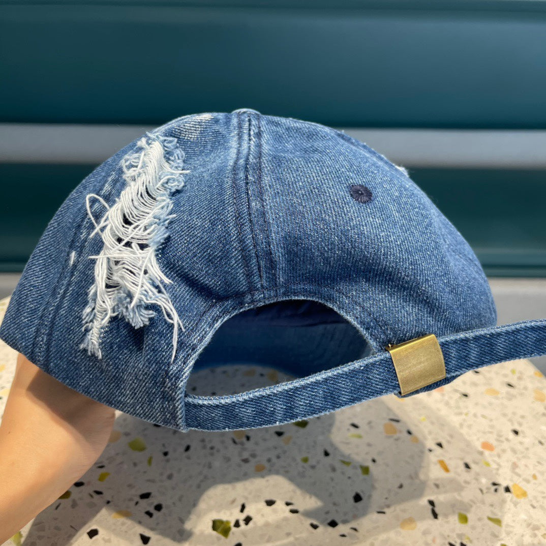 BASEBALL CAP IN CLASSIC BLUE DENIM 433085