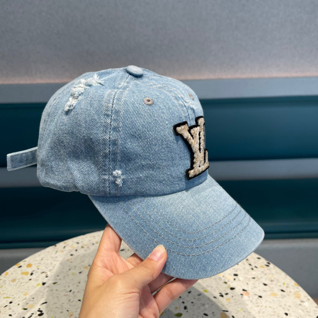 BASEBALL CAP IN LIGHT BLUE DENIM 433086