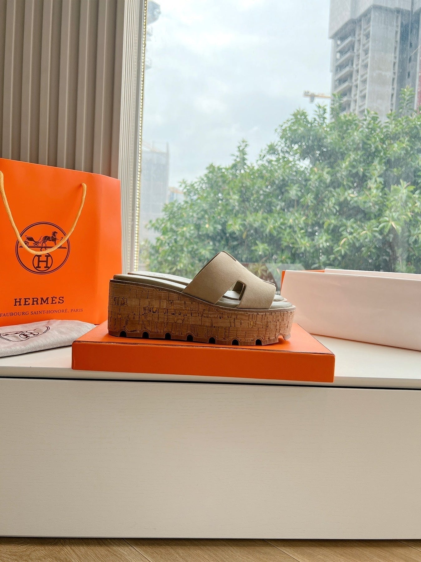 EZE 65 SANDAL CREAM SUEDE