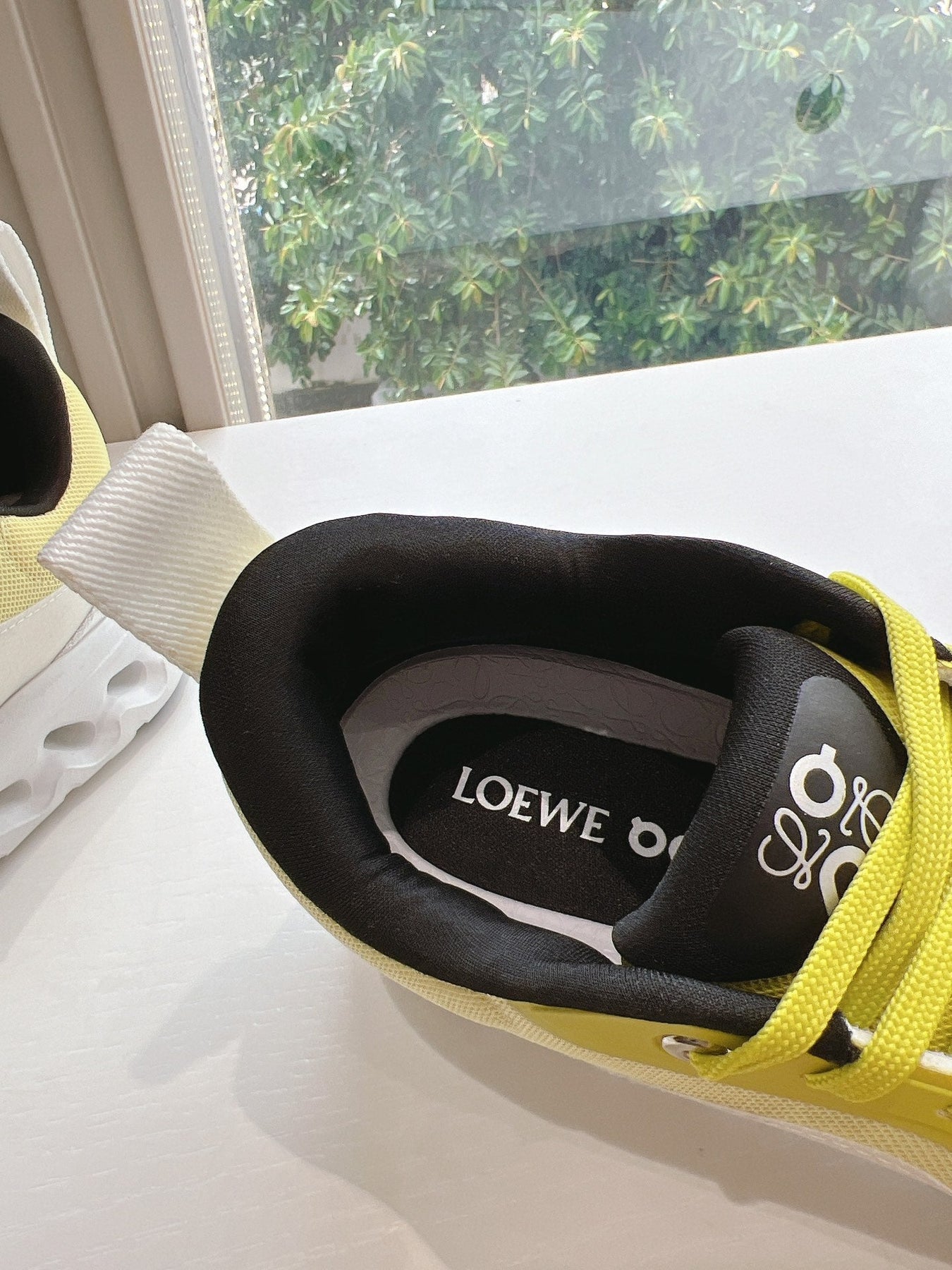 LW CLOUDTILT 2.0 SNEAKER WHITE AND YELLOW POLYESTER