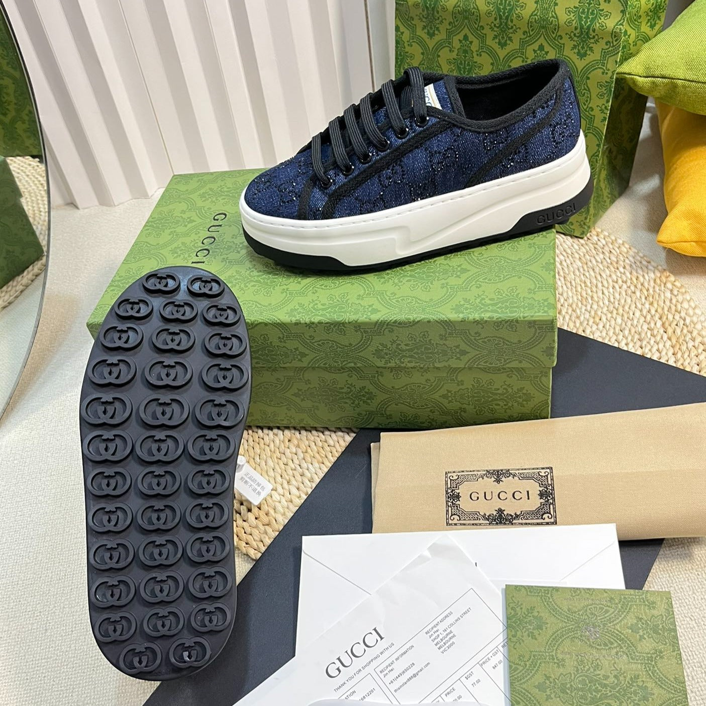 GG Sneaker Tennis 1977 Trainer Oxford Blue Black