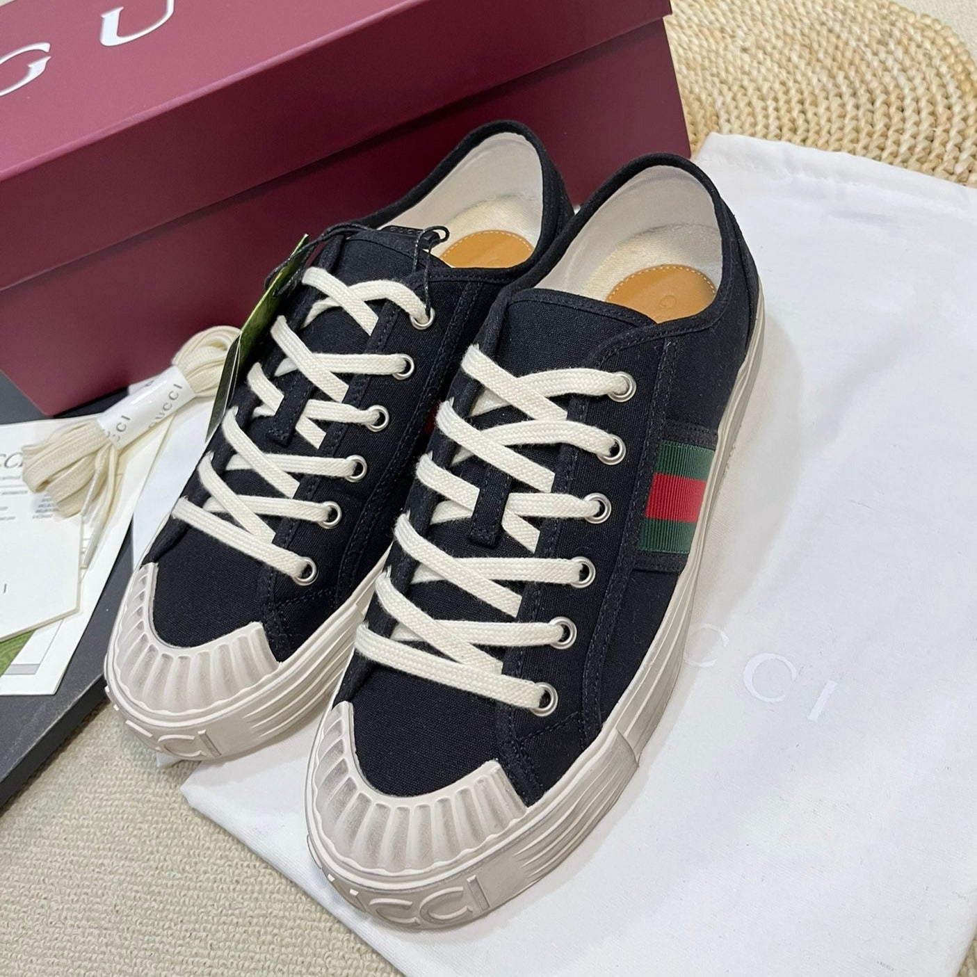 GG Ace signature Sneaker Black