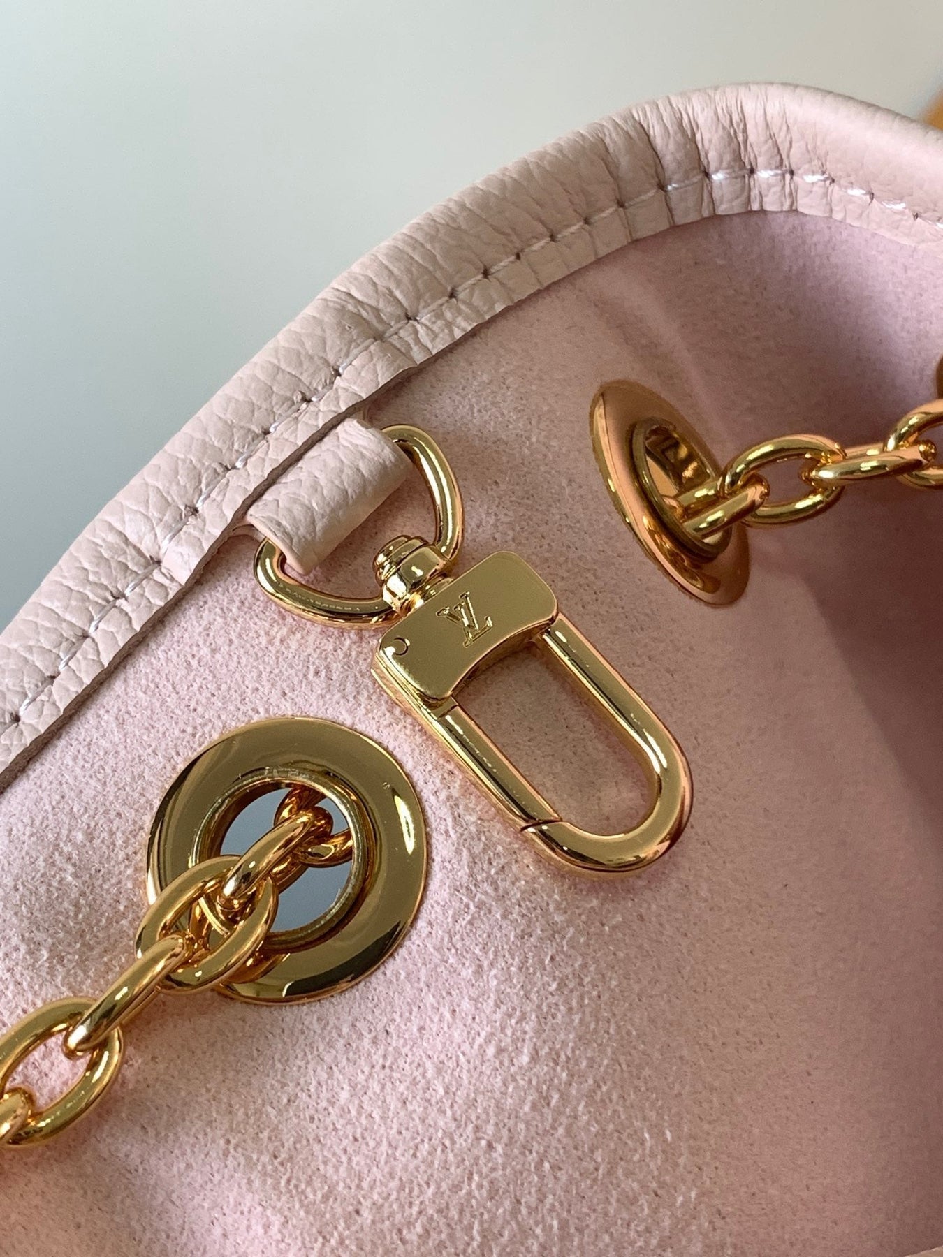 BUNDLE BAG 28 IN PINK MONOGRAM EMPREINTE COWHIDE