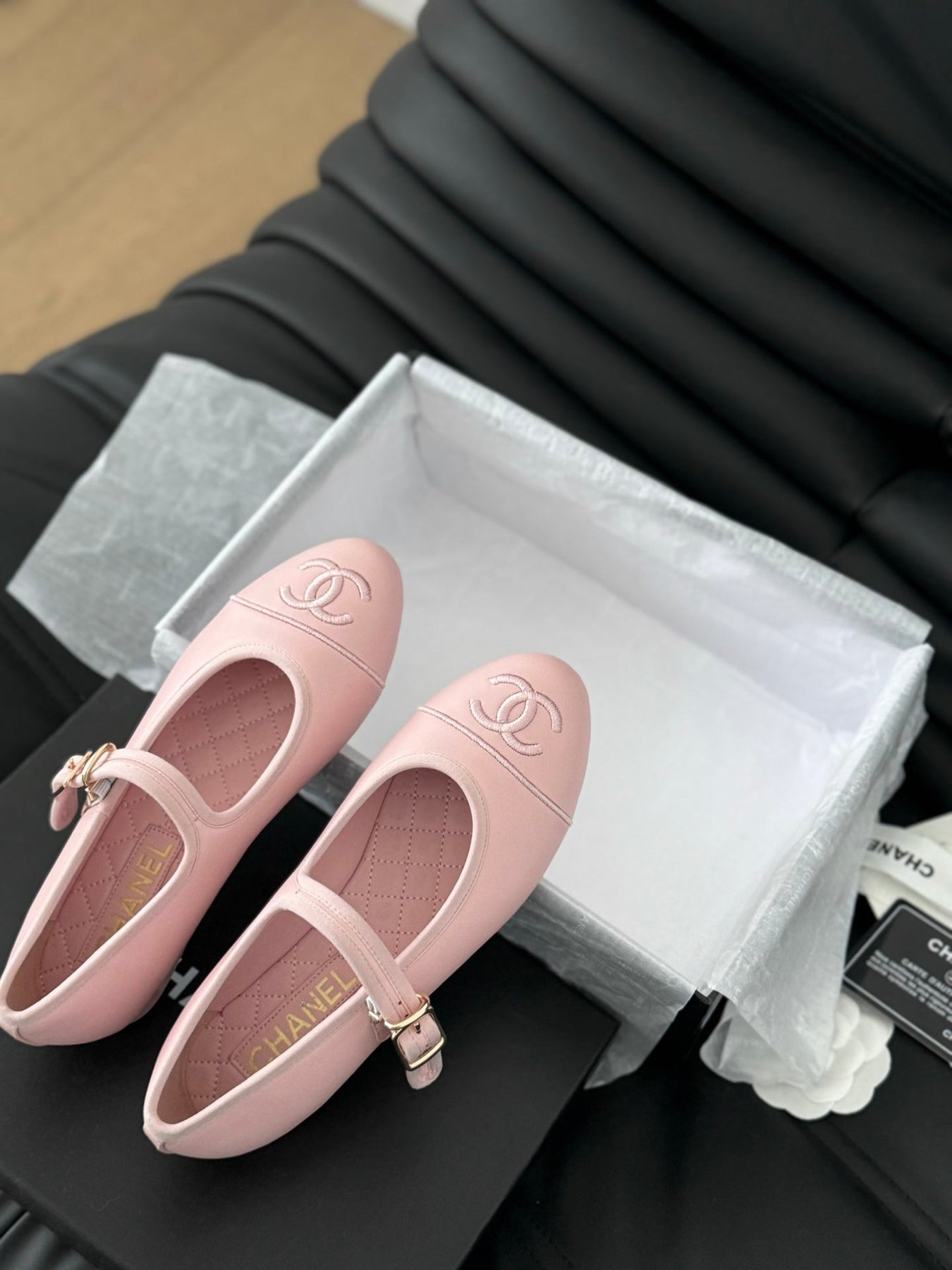 MARY JANE SHOES IN LIGHT PINK LAMBSKIN