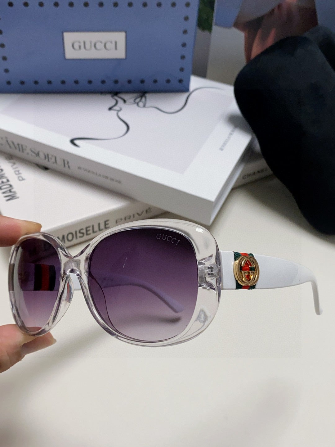 ROUND FRAME SUNGLASSES 567450 IN ACETATE