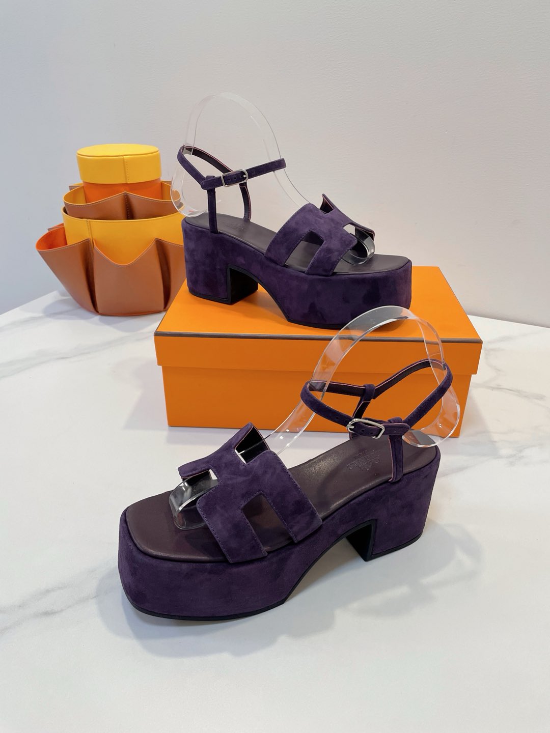 JAM 30 SANDAL IN VIOLET SUEDE