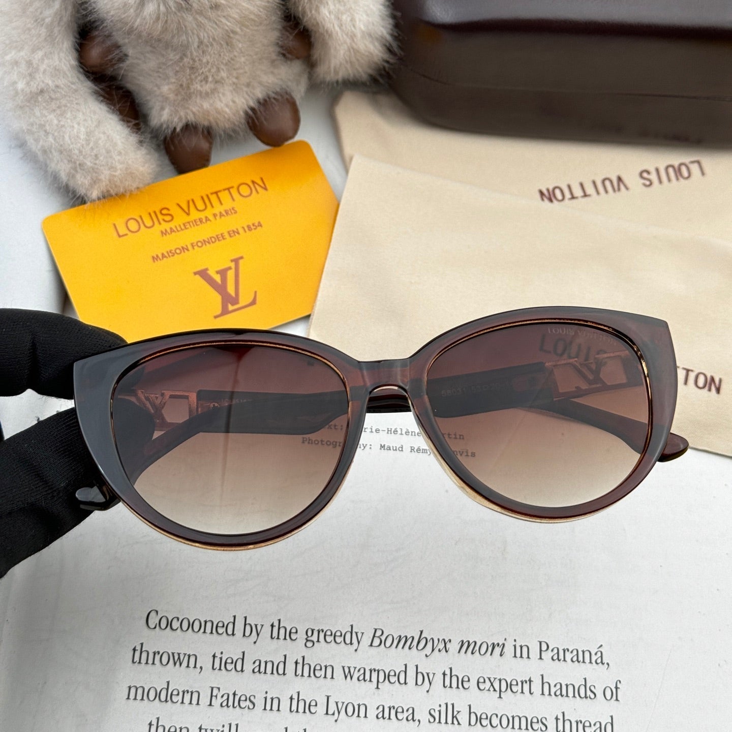 CAT EYE SUNGLASSES L15803 IN ACETATE