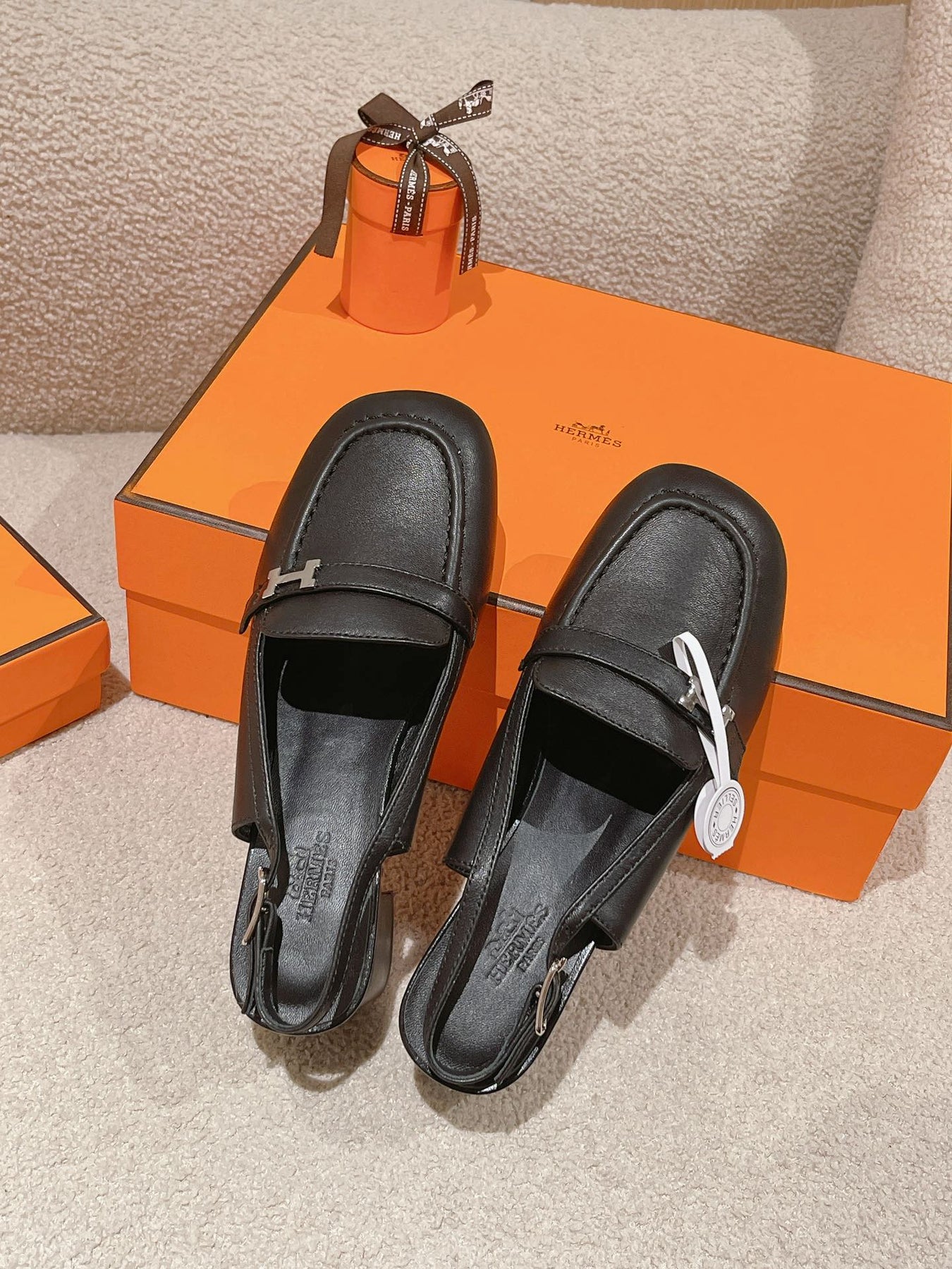 INFINIE 50 PUMP BLACK LAMBSKIN
