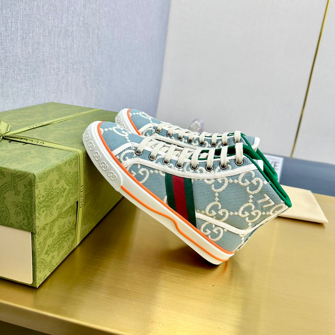 GG TENNIS 1977 HIGH-TOP TRAINER SKY CANVAS