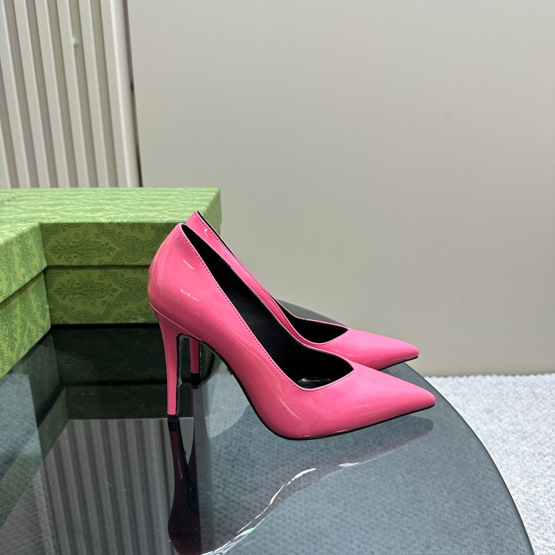 GG 105 HIGH HEEL PUMP FUSCIA LAMBSKIN