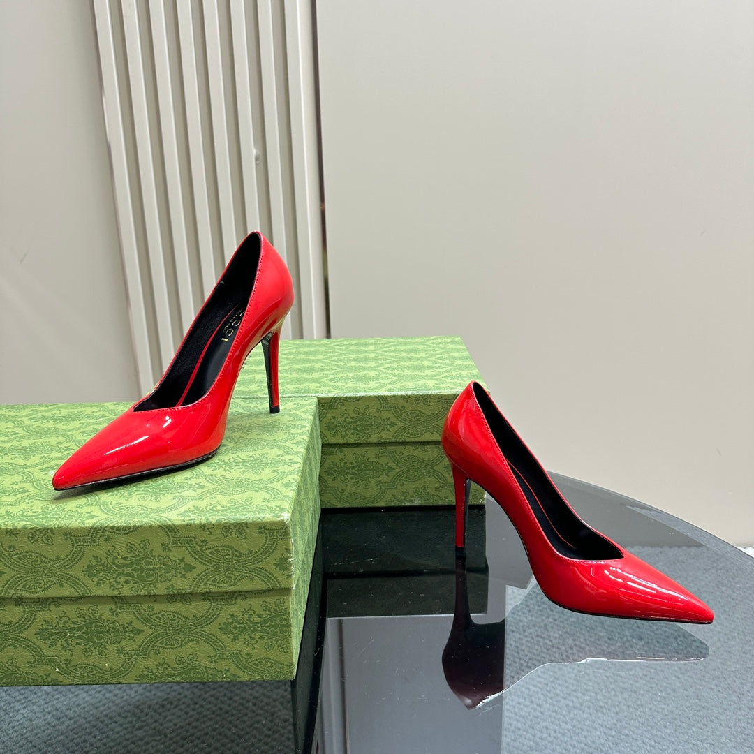 GG 105 HIGH HEEL PUMP CANDY LAMBSKIN