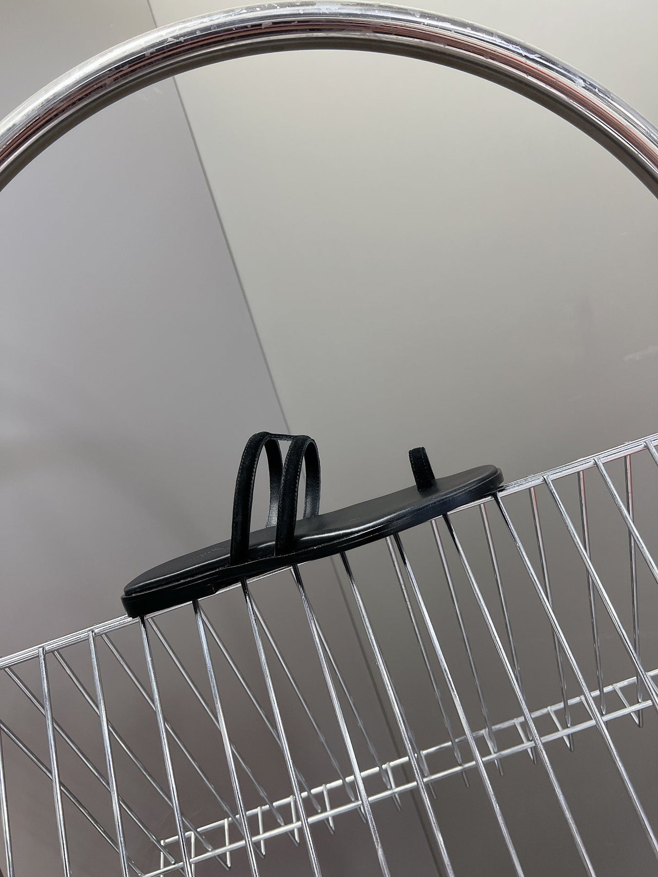 Georgia Sandals Black Suede Black Calfskin