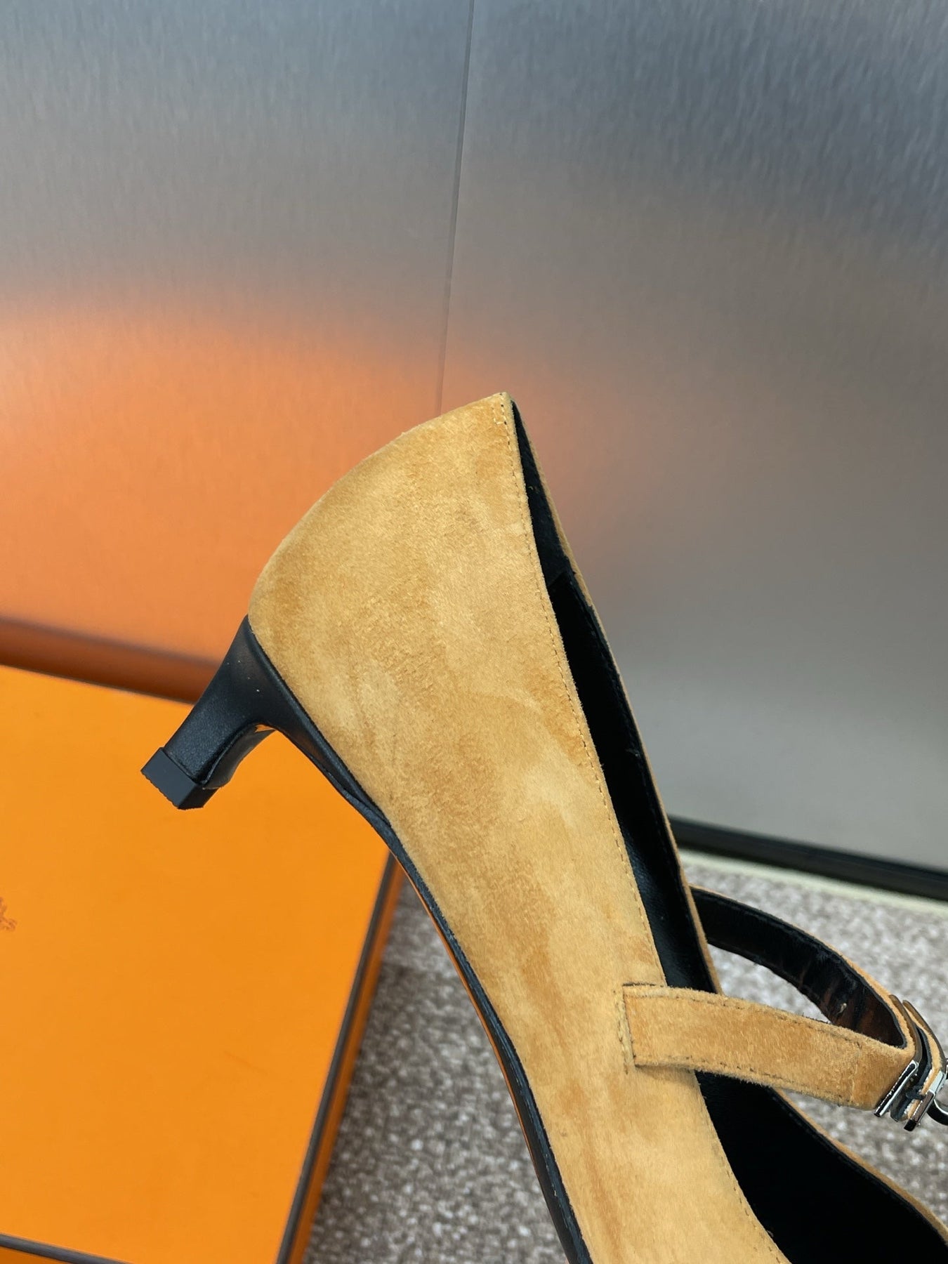 KIARA 40 MM PUMP IN BRONZE BROWN SUEDE