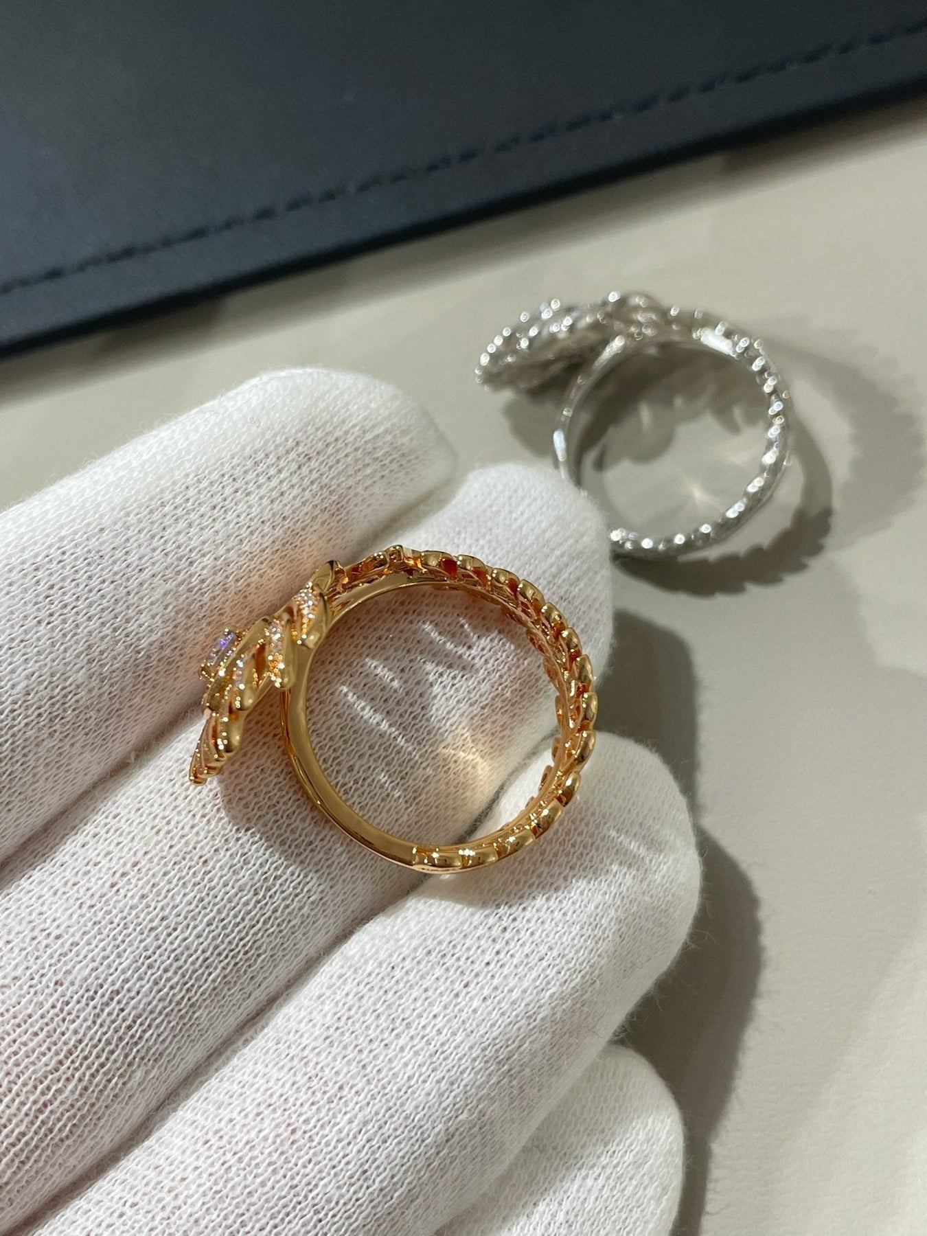 PLUME DE PAON SMALL RING